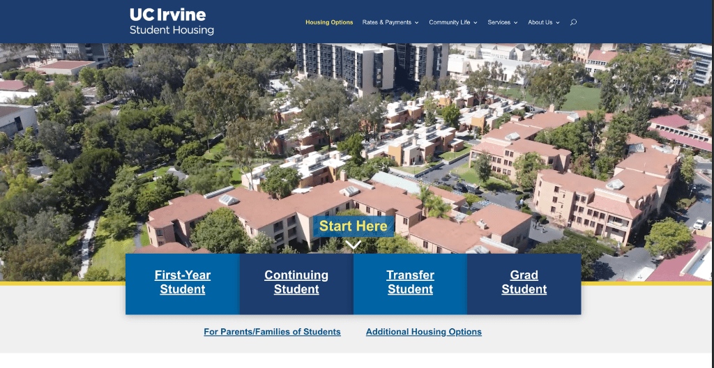 UC Irvine Verano Place Student Housing Aerial View
